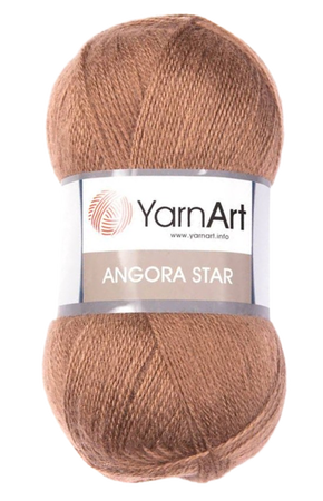 Yarn Art Angora Star kolor kakao 514 (1)