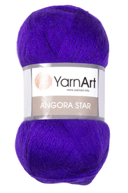 Yarn Art Angora Star kolor fioletowy 556