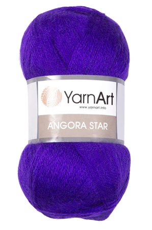 Yarn Art Angora Star kolor fioletowy 556 (1)