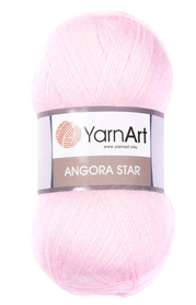 Yarn Art Angora Star kolor jasny różowy 649