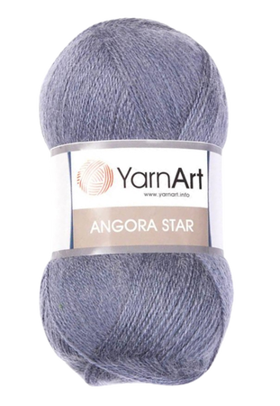 Yarn Art Angora Star kolor stalowy 3088 (1)