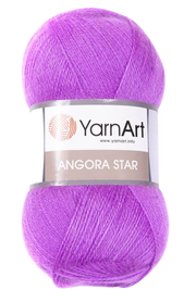 Yarn Art Angora Star kolor fioletowy 9561