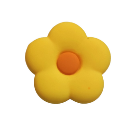 Guzik Ø 20 mm KWIATEK kolor żółty