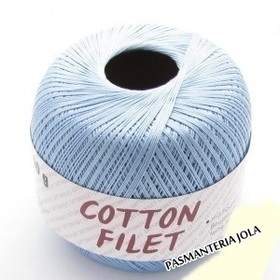 Cotton Filet kolor błękitny 00051