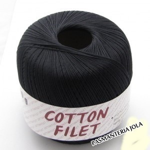 Cotton Filet kolor czarny  00099 (1)