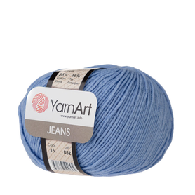 Yarn Art Jeans 15 kolor niebieski
