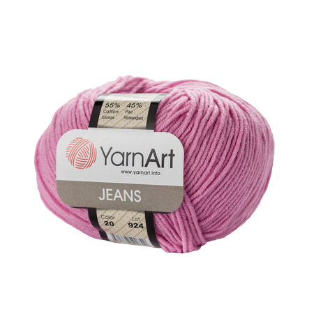 Yarn Art Jeans 20 kolor wrzosowy (1)