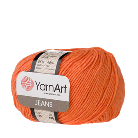 Yarn Art Jeans 23 kolor mandarynkowy