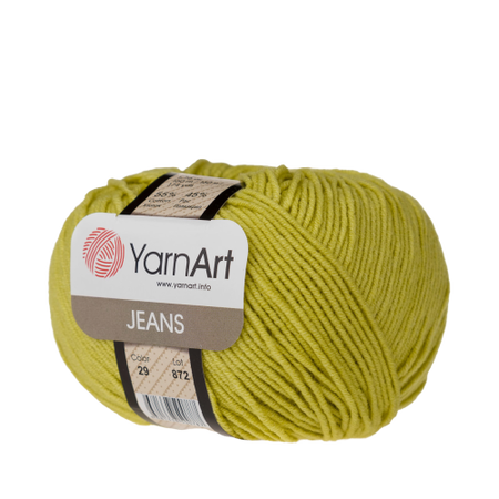 Yarn Art Jeans 29 kolor groszkowy (1)
