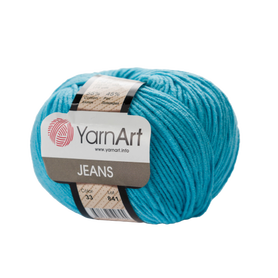 Yarn Art Jeans 33 kolor lazurowy