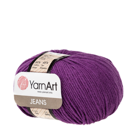 Yarn Art Jeans 50 kolor fioletowy
