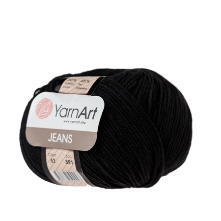 Yarn Art Jeans 53 kolor czarny (1)