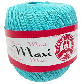 Maxi Madame Tricote kolor JASNY TURKUS 5353