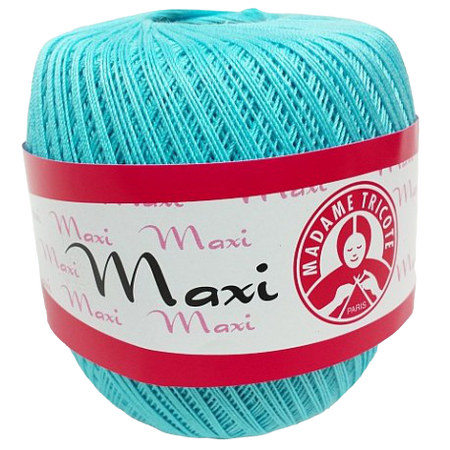 Maxi Madame Tricote kolor JASNY TURKUS 5353 (1)