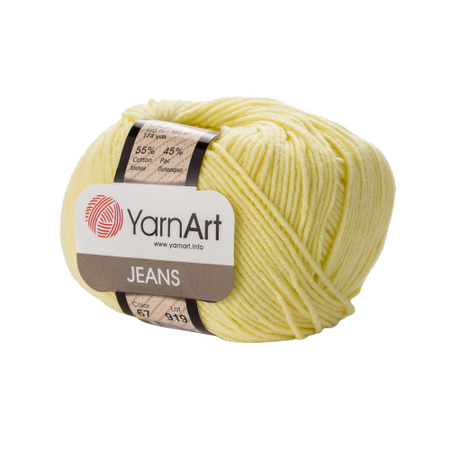 Yarn Art Jeans 67 kolor bananowy (1)