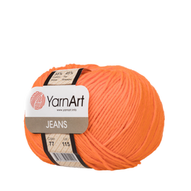 Yarn Art Jeans 77 kolor pomarańczowy
