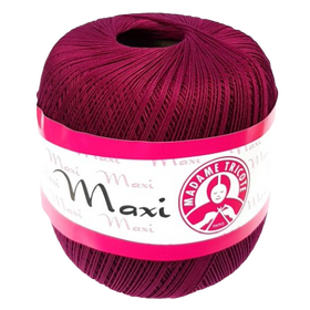 Maxi Madame Tricote kolor CIEMNE BORDO 5537