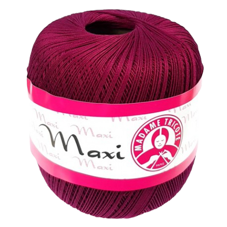 Maxi Madame Tricote kolor CIEMNE BORDO 5537 (1)
