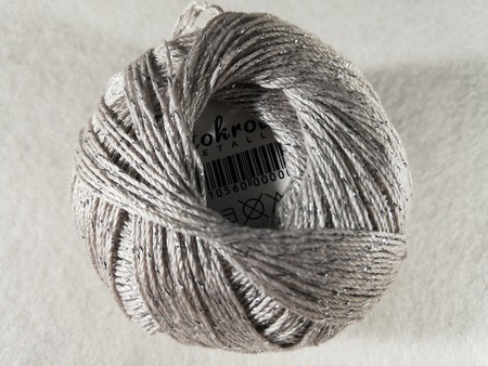 Stokrotka Metallic kolor jasny popiel - srebrny 1813 (1)
