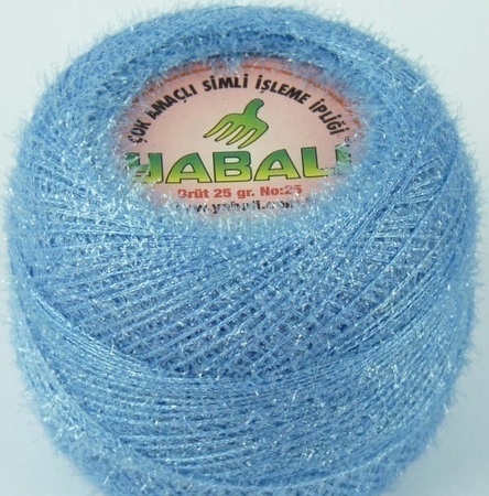 Yabali z włoskiem kolor błękitny 6023 (1)