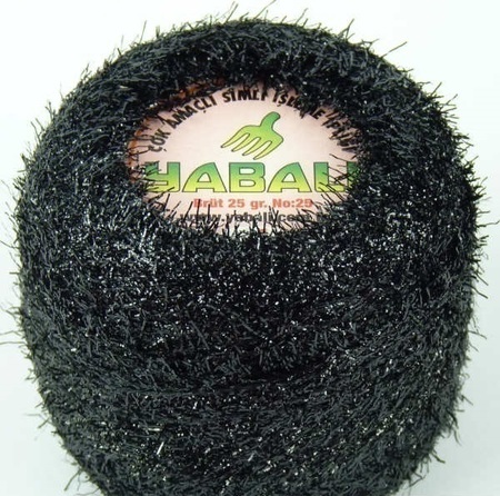 Yabali z włoskiem kolor czarny 6002 (1)