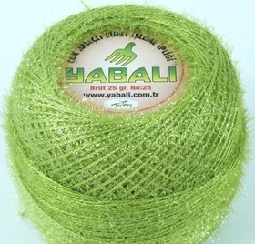 Yabali z włoskiem kolor zielony 6020