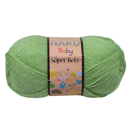 Nako Baby Super Bebe kolor blady zielony 10262 (1)