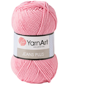Yarn Art JEANS PLUS kolor różowy 36
