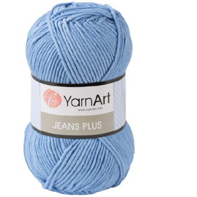 Yarn Art JEANS PLUS kolor jasny niebieski 15
