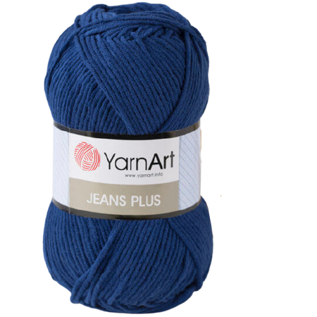 Yarn Art JEANS PLUS kolor granatowy 54 (1)