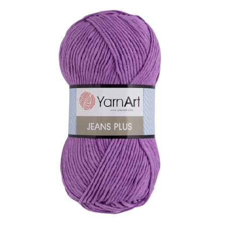 Yarn Art JEANS PLUS kolor jasny fioletowy 72 (1)