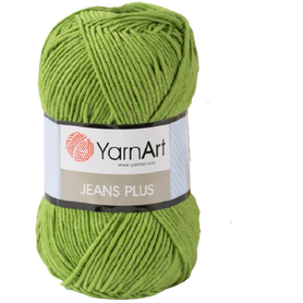 Yarn Art JEANS PLUS kolor zielony 69