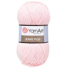 Yarn Art JEANS PLUS kolor jasny różowy 74