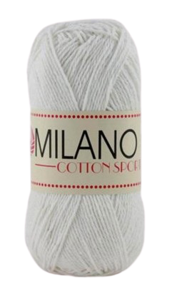 Milano Cotton Sport kolor biały 01 (1)