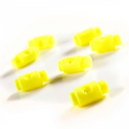 Stopery do sznurka 5mm kolor żółty neon (1)