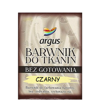 Argus Barwnik do tkanin kolor czarny / 15 g (1)