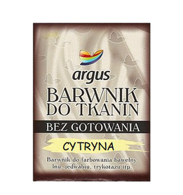 Argus Barwnik do tkanin kolor cytryna / 15 g