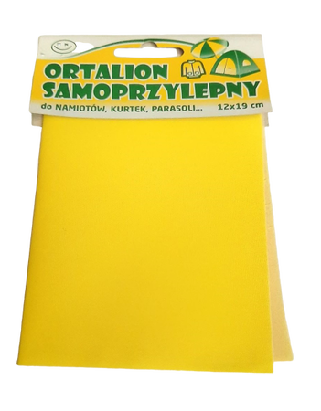 Ortalion Samoprzylepny 12 x 19 cm kolor żółty (1)