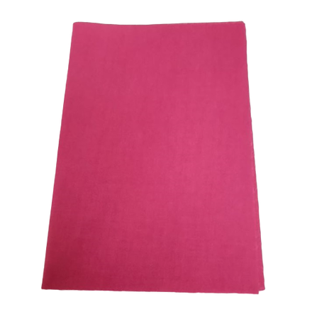 Materiał Termoprzylepny bawełniany 15 x 40 cm kolor fuksja (1)