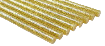 Laska Kleju na gorąco BROKAT kolor złoty 18cm 1szt GRUBY (1)