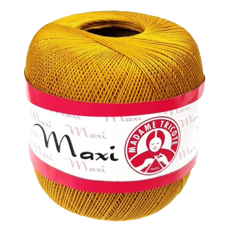 Maxi Madame Tricote kolor MUSZTARDOWY 6340 (1)