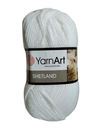 YarnArt Shetland 501 kolor biały