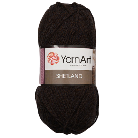 YarnArt Shetland 519 kolor brązowy (1)