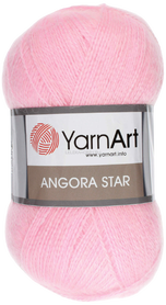 Yarn Art Angora Star kolor jasny różowy 217