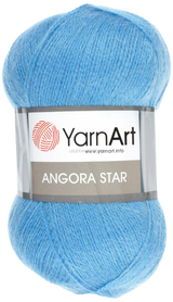 Yarn Art Angora Star kolor niebieski 600