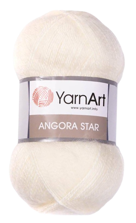 Yarn Art Angora Star kolor ecru 502 (1)