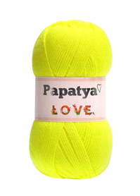 Papatya Love kolor żółty neon 7050