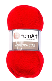 Yarn Art Angora Star kolor czerwony 156