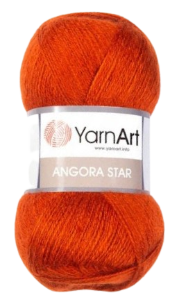 Yarn Art Angora Star kolor ceglany 3027 (1)