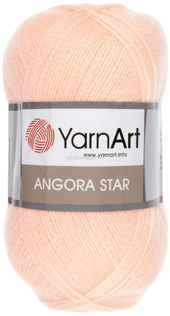Yarn Art Angora Star kolor brzoskwiniowy 204 (1)
